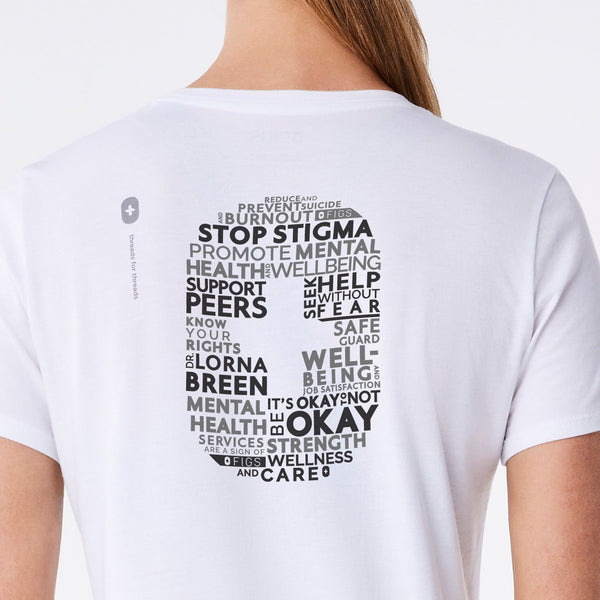 women's White Lorna Breen - Short-Sleeve Underscrub