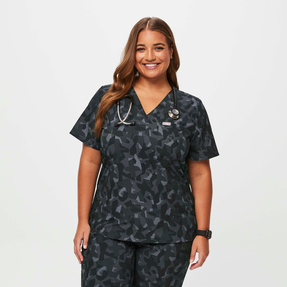 women's Camo Bonsai Catarina™ FREEx™ -  Scrub Top