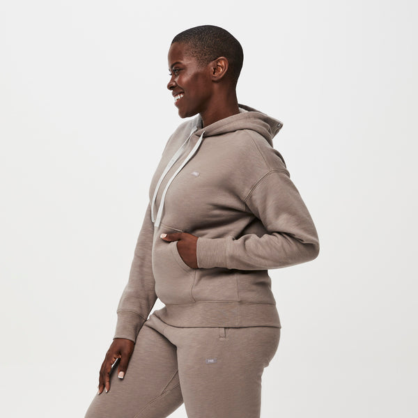 women's Dark Fawn Off-Shift™ - Hoodie Sweatshirt