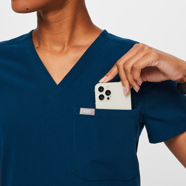 women's Deep Reef Catarina Petite -  Scrub Top™