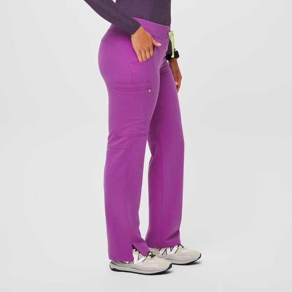 women's Purple Jolt Kade - Petite Straight-Leg Scrub Pant™ (3XL - 6XL)