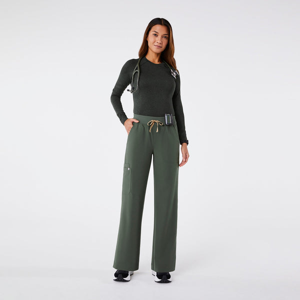 women's Moss Isabel High-Rise Wide-Leg - Tall Scrub Pant