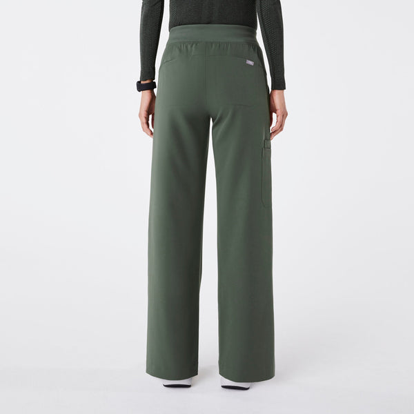 women's Moss Isabel High-Rise Wide-Leg - Petite Scrub Pant