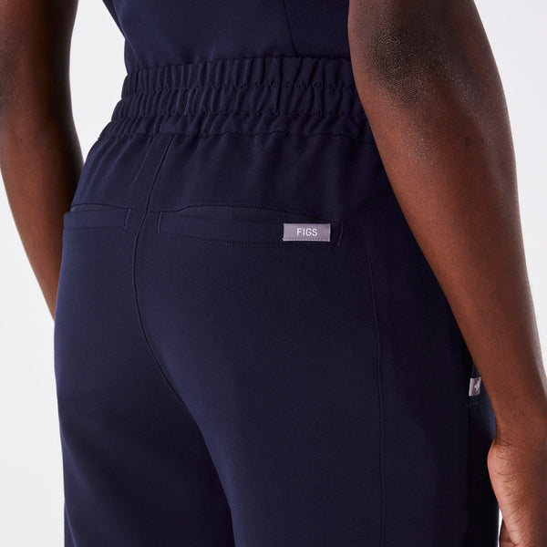 women's Navy High-Rise Sheridan - Tall Relaxed Barrel-Leg Scrub Pant