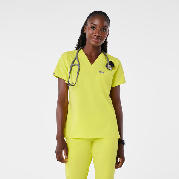 women's Serving Lime Catarina Petite -  Scrub Top™