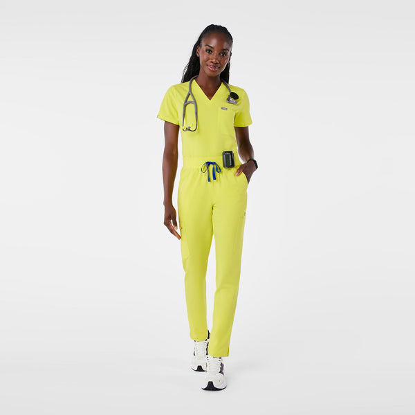 women's Serving Lime Yola High-Rise Slim  -  Scrub Pant™