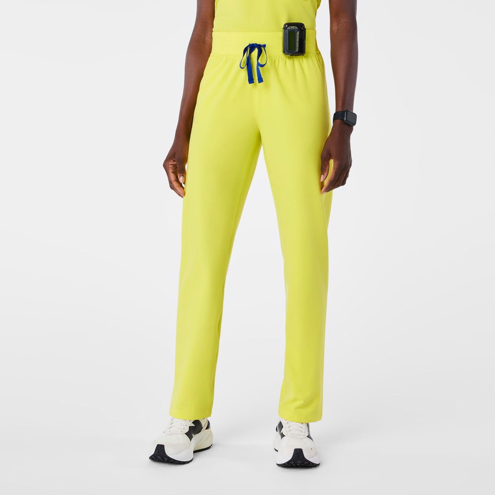 women's Serving Lime Livingston High-Rise- Petite Straight-Leg Scrub Pant™