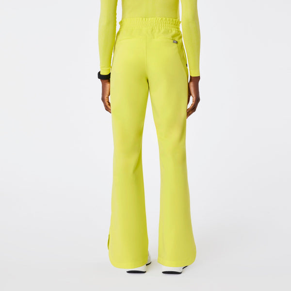 women's Serving Lime Marseille High-Rise Wide-Leg - Scrub Pant