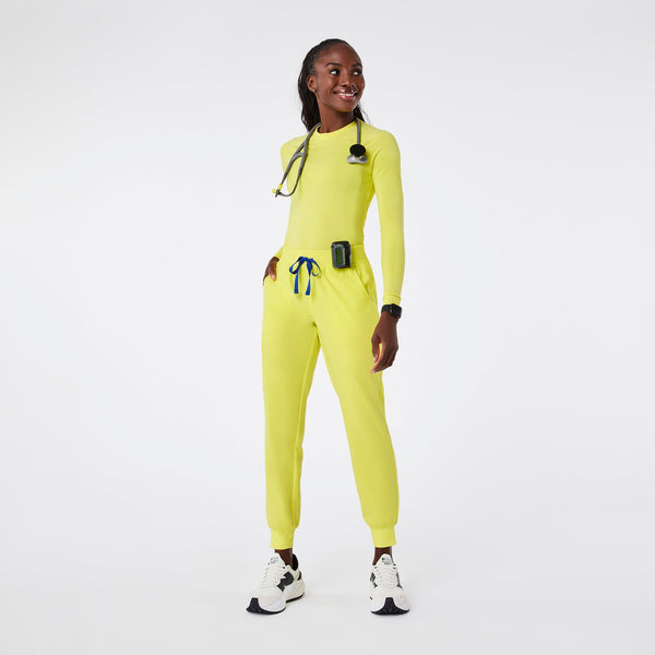 women's Serving Lime Salta Seamless - Long-Sleeve Underscrub