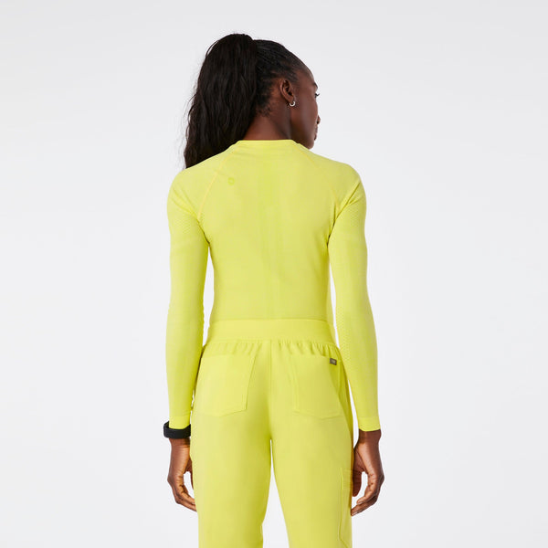women's Serving Lime Salta Seamless - Long-Sleeve Underscrub