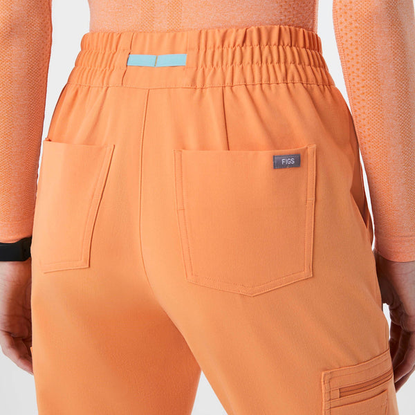 women's Shaka Orange Uman High-Rise - Petite Jogger Scrub Pant