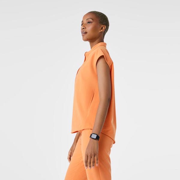 women's Shaka Orange Rafaela - Oversized Scrub Top™