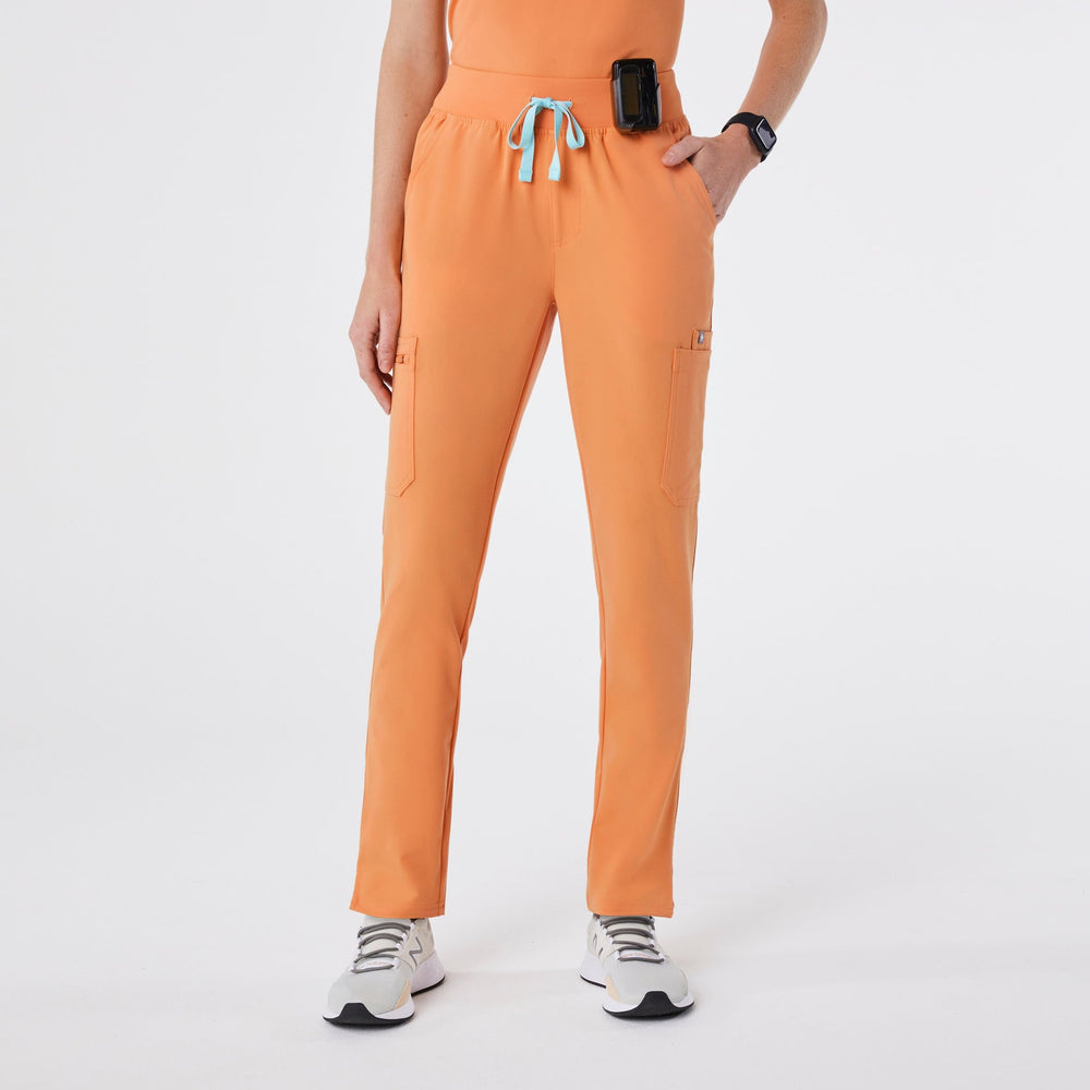 women's Shaka Orange Yola High-Rise Slim  - Tall  Scrub Pant™