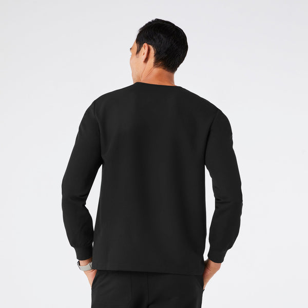 men's Black Leon Long-Sleeve - Scrub Top™