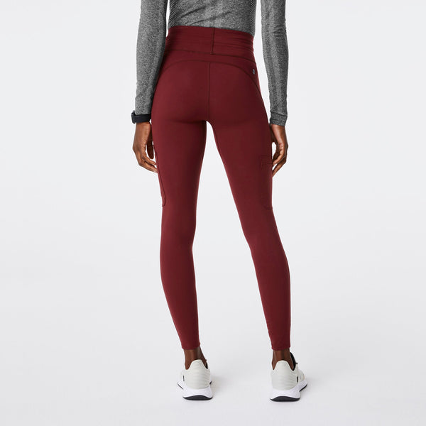 women's Burgundy High-Rise Seville - ScrubLegging™