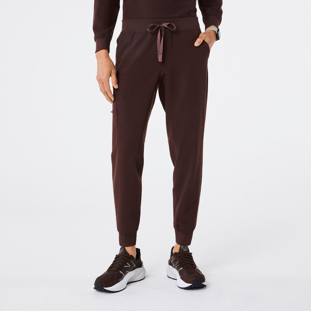 men's Espresso Brey Short Jogger - Scrub Pant