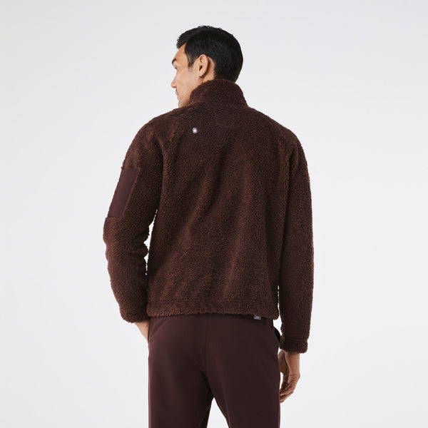 men's Espresso On Shift High-Pile - Fleece Bomber Jacket™