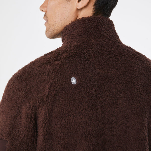 men's Espresso On Shift High-Pile - Fleece Bomber Jacket™