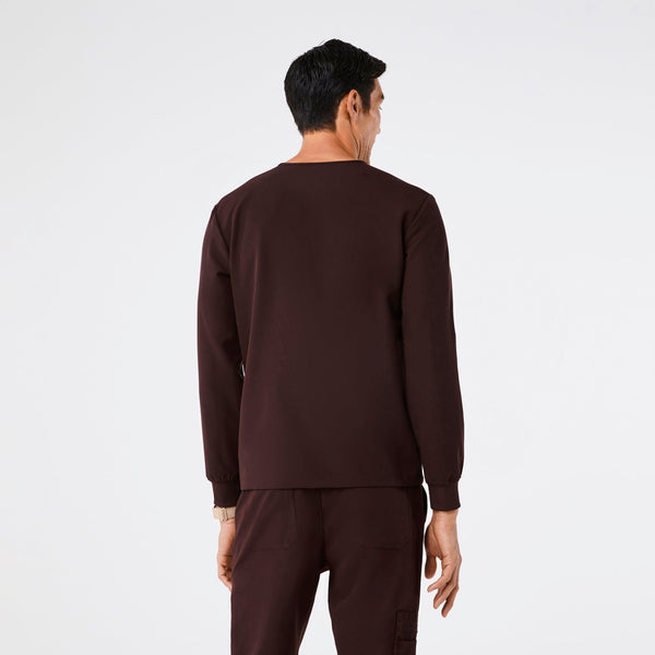 men's Espresso Leon Long-Sleeve - Scrub Top™