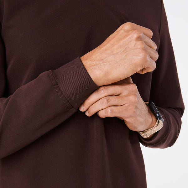 men's Espresso Leon Long-Sleeve - Scrub Top™
