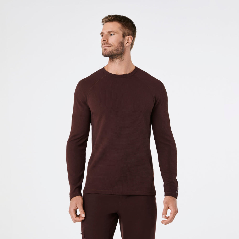 men's Espresso Waffle - Long-Sleeve Underscrub