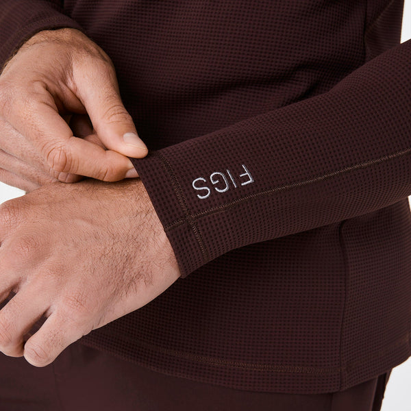 men's Espresso Waffle - Long-Sleeve Underscrub