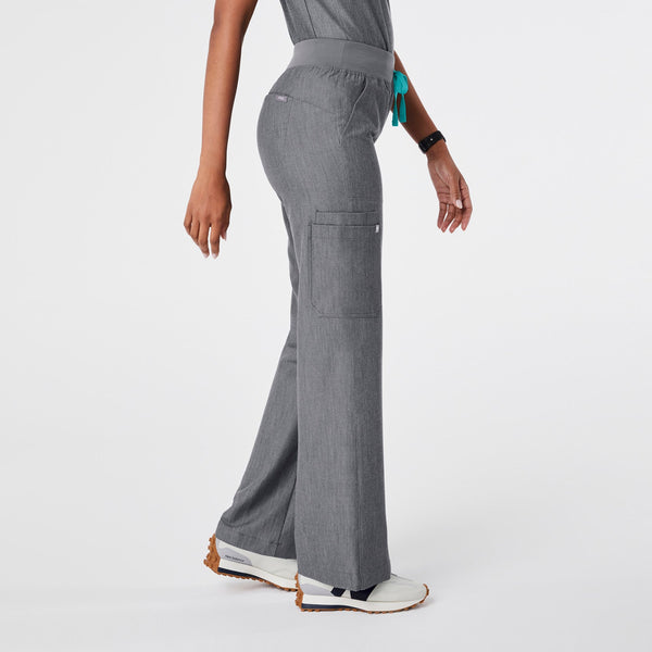 women's Graphite Isabel High-Rise Wide-Leg - Tall Scrub Pant