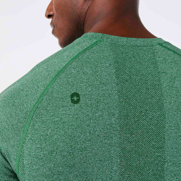 men's Match Point Green Makato Seamless - Long-Sleeve Underscrub