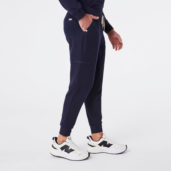 men's Navy Brey Short Jogger - Scrub Pant