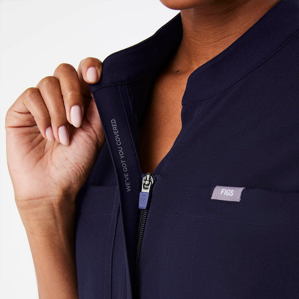 women's Navy Rafaela Wide-Leg - ScrubJumpsuit™