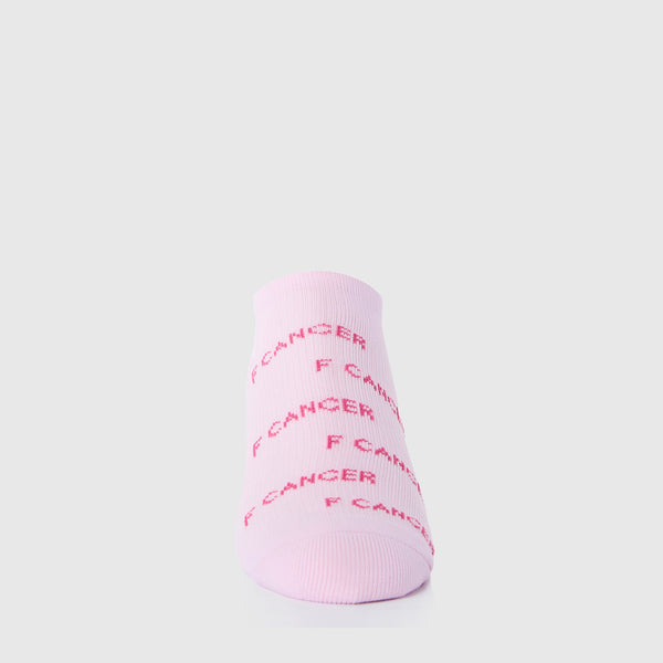 men's F'ing Pink F Cancer - Ankle Socks