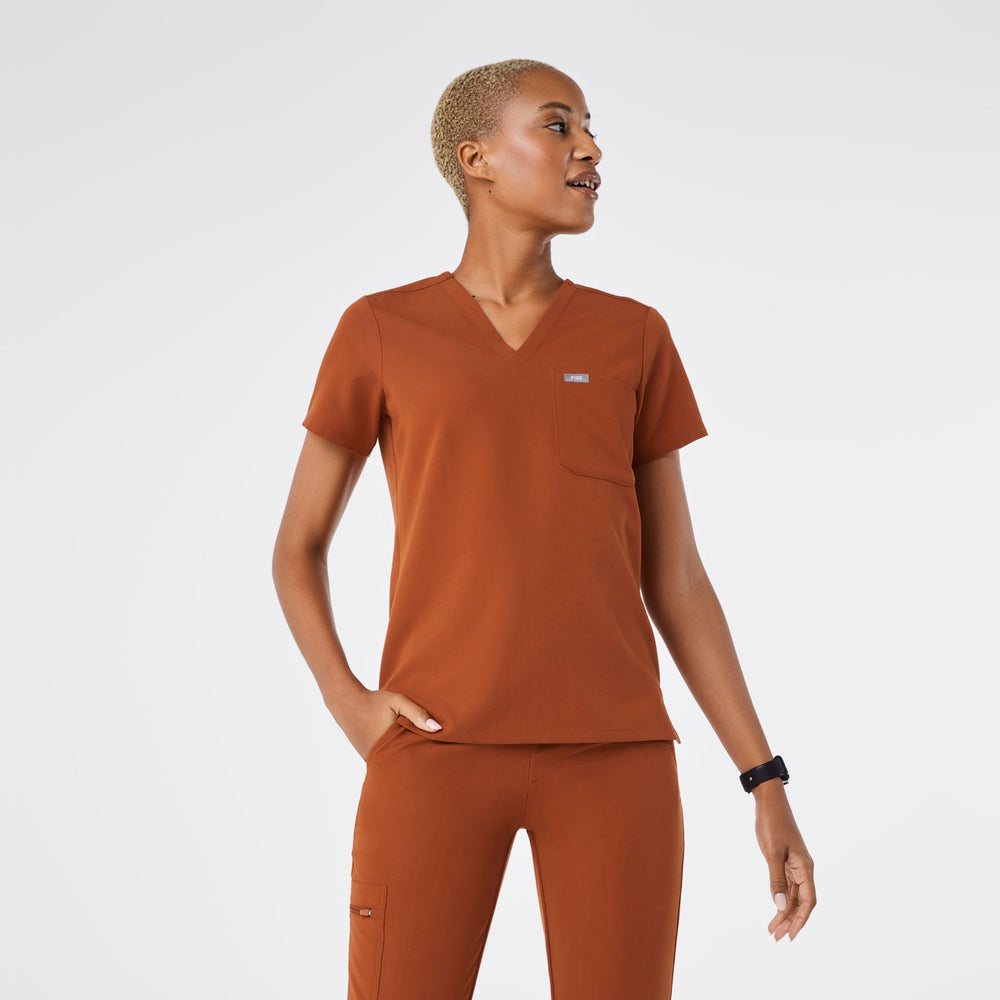 women's Dirty Chai Catarina Petite -  Scrub Top™