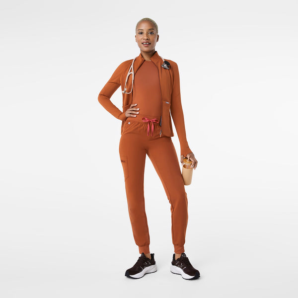 women's Dirty Chai ContourKnit Scrub Jacket