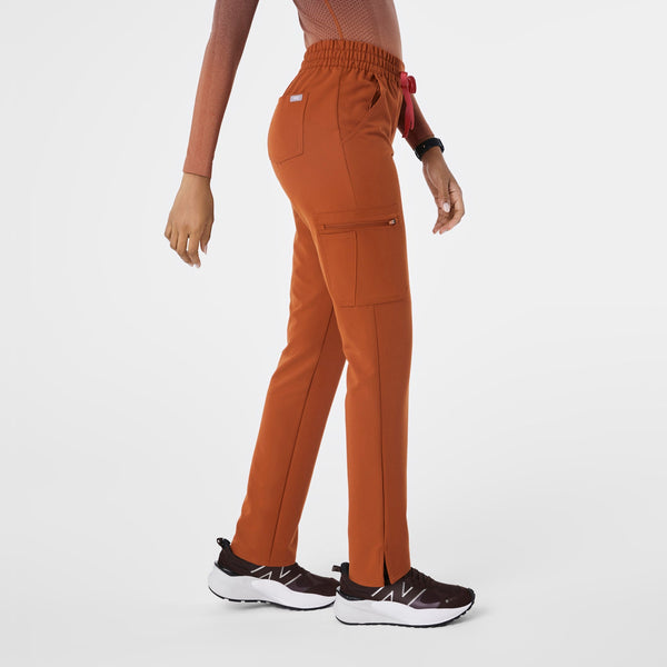women's Dirty Chai Dowa High-Rise Straight-Leg - Petite Scrub Pant