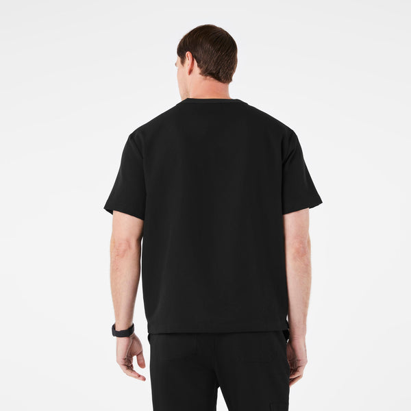 men's Black Easton - Crewneck Scrub Top
