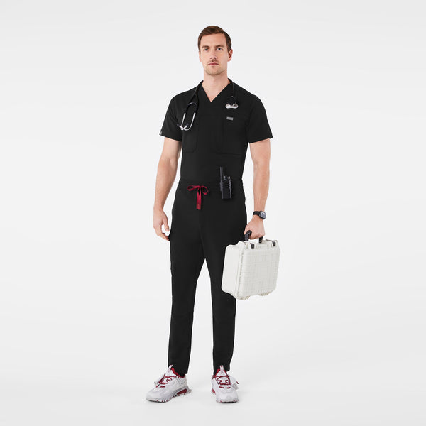men's Black Indestructible Tapered - Tall Scrub Pant