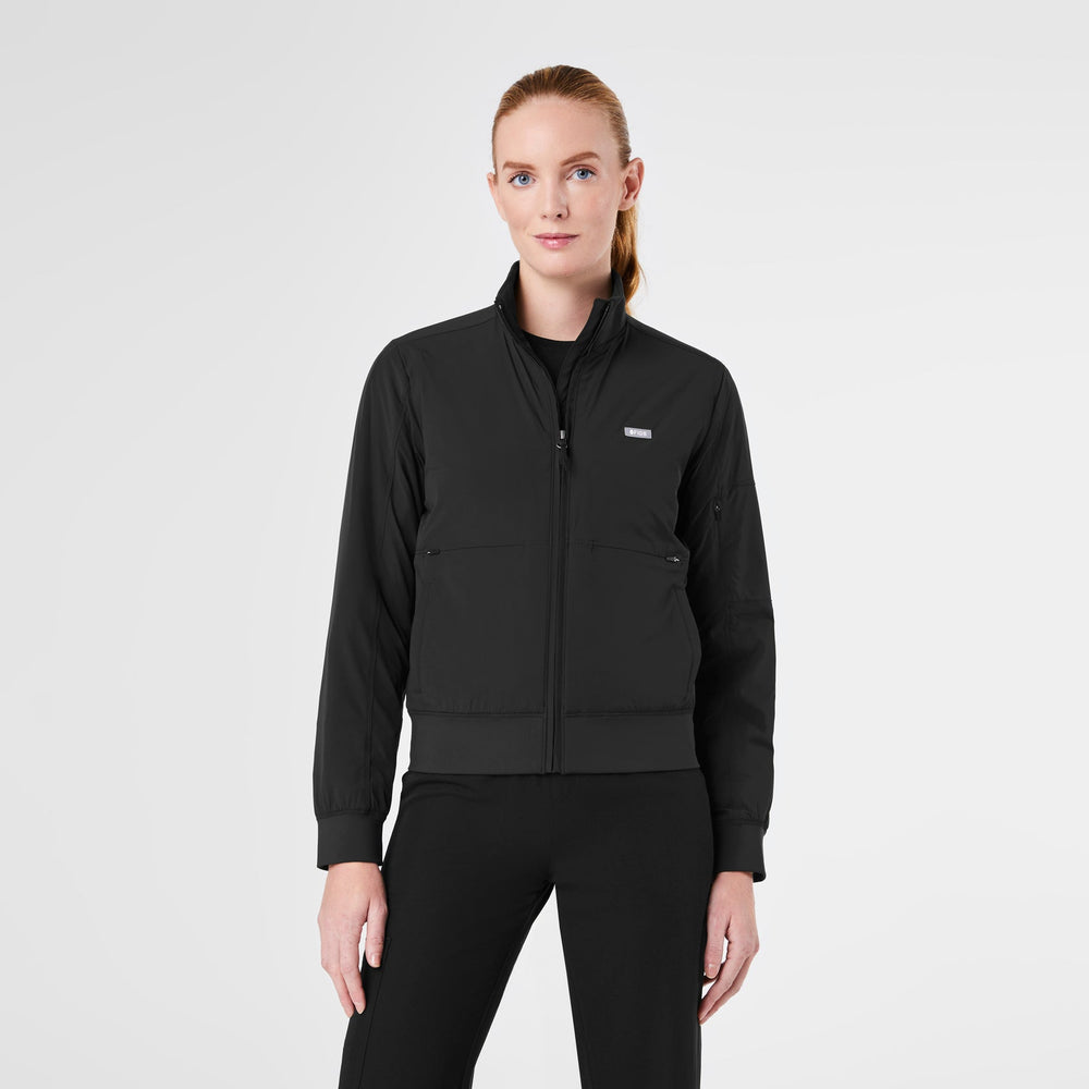 women's Black Float Bomber Jacket™