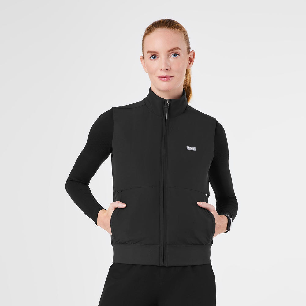 women's Black Float Bomber Vest™