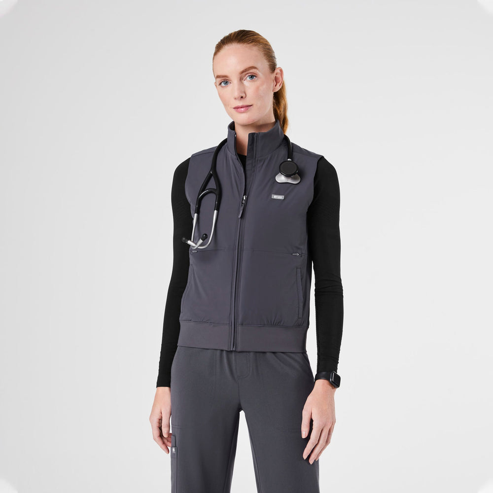 women's Charcoal Float Bomber Vest™