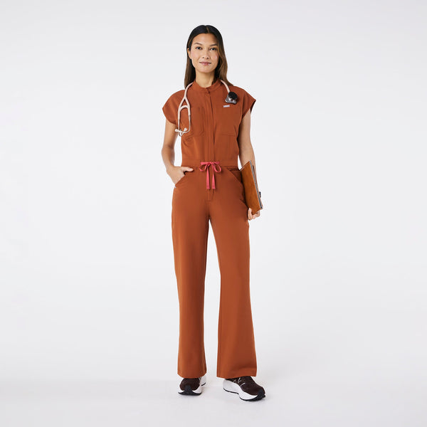 women's Dirty Chai Rafaela Wide-Leg - ScrubJumpsuit™