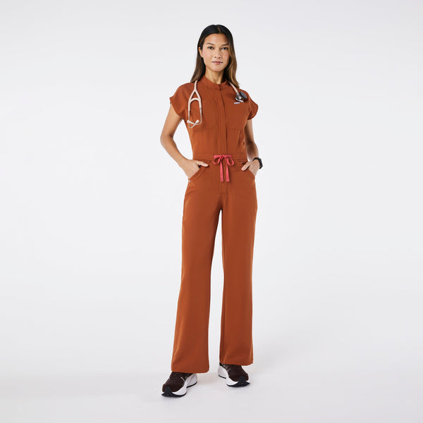women's Dirty Chai Rafaela Wide-Leg - Tall ScrubJumpsuit™
