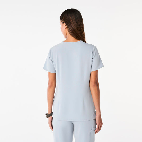 women's Dusty Blue Casma -  Scrub Top™