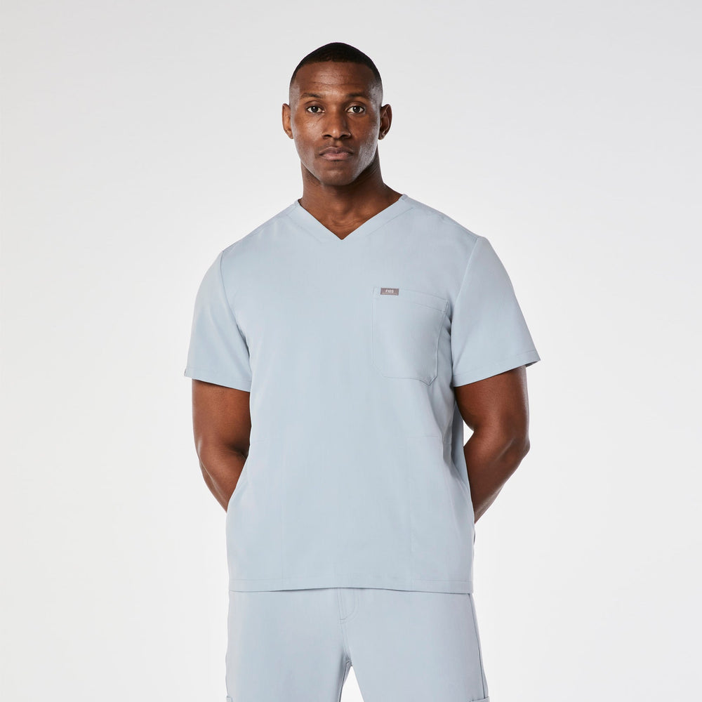 men's Dusty Blue Chisec -  Scrub Top™