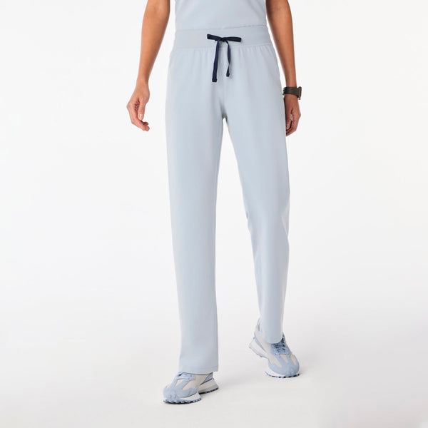women's Dusty Blue Livingston High-Rise- Tall Straight-Leg Scrub Pant™