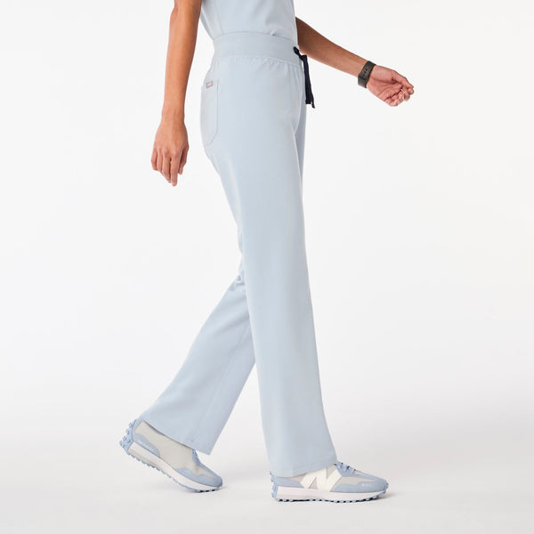 women's Dusty Blue Livingston High-Rise- Straight-Leg Scrub Pant™