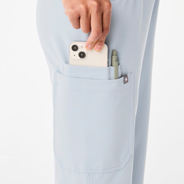 women's Dusty Blue Kade - Petite Straight-Leg Scrub Pant™