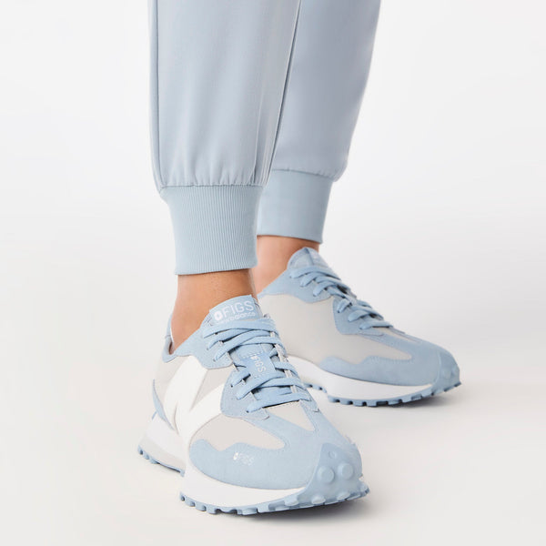unisex Dusty Blue FIGS | New Balance 327