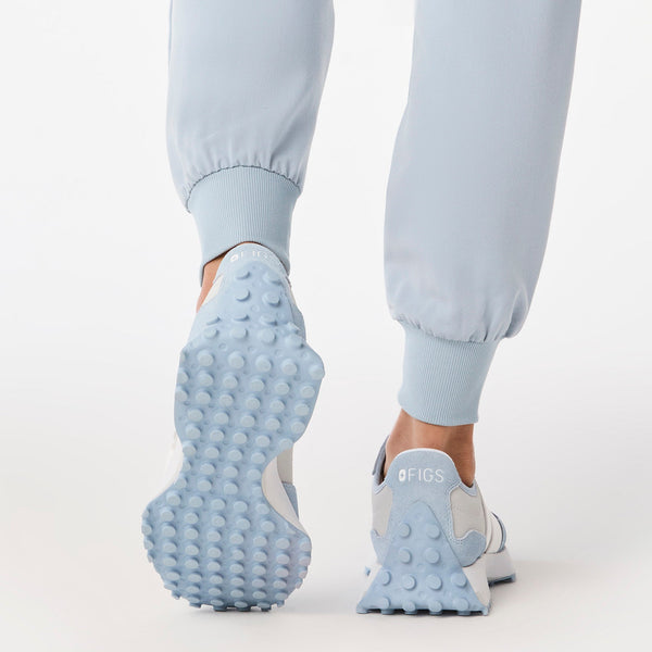 unisex Dusty Blue FIGS | New Balance 327