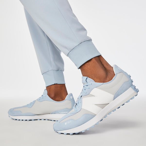 unisex Dusty Blue FIGS | New Balance 327