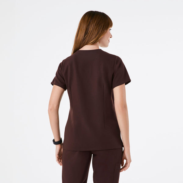 women's Espresso Catarina Petite -  Scrub Top™